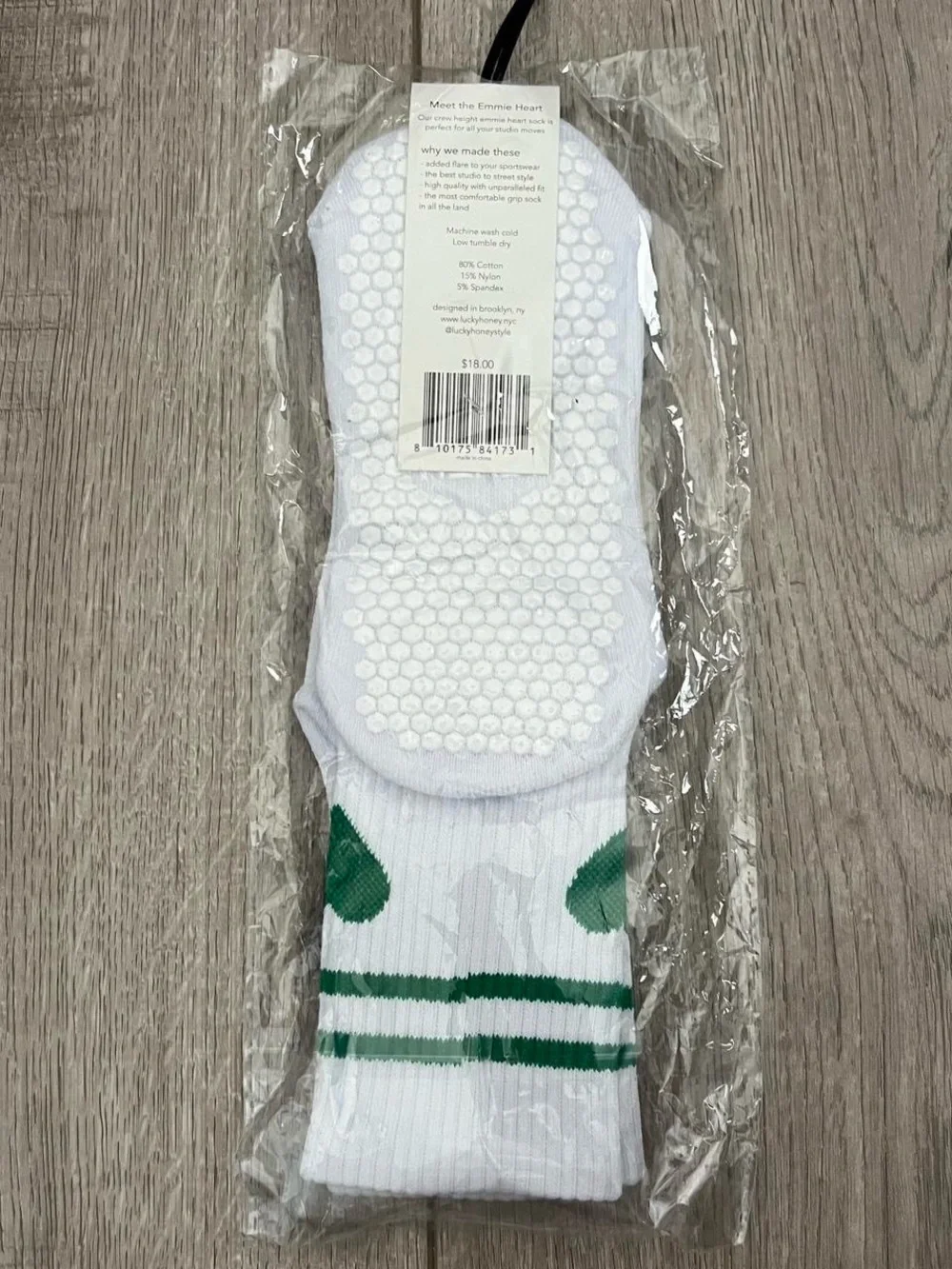 Lucky Honey Pilates Grip Sock